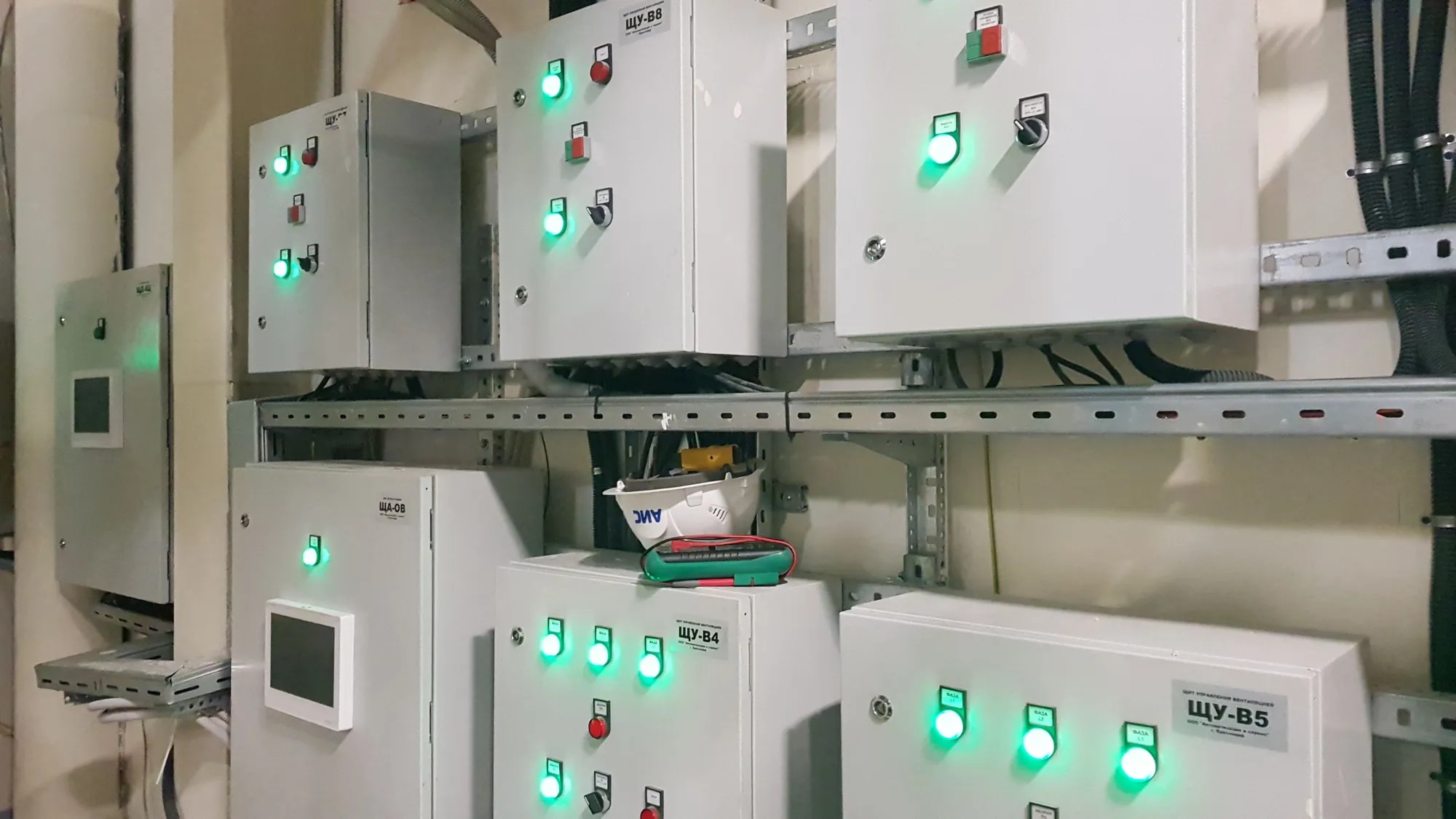 Установили модульные системы - для вентиляции