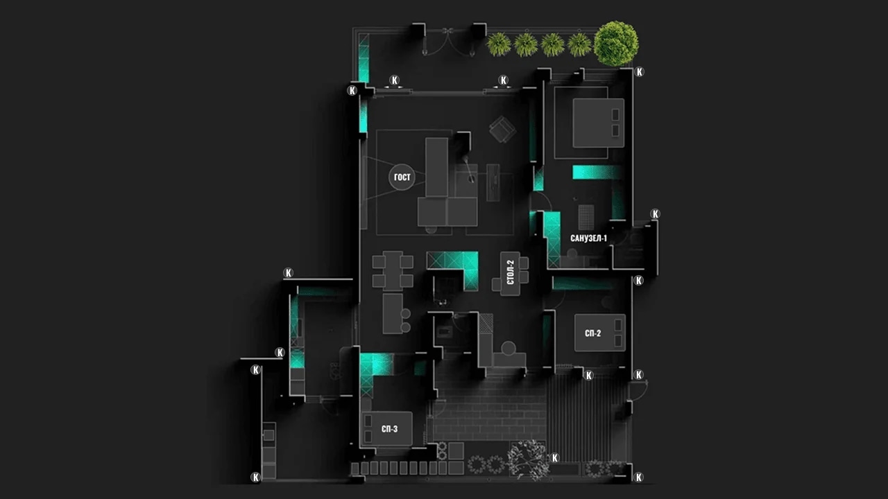 Планировка систем безопасности